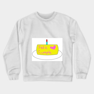 BITHAY CAKE TARTA DE CUMPLEAÑOS Crewneck Sweatshirt